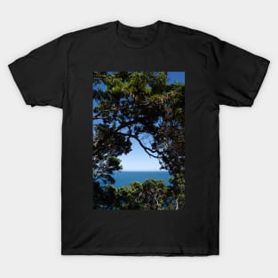 The sea through the trees. T-Shirt